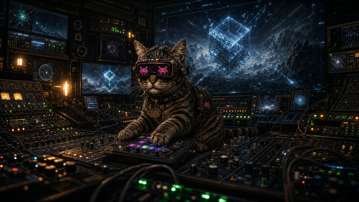 KITKAT controlling a dense audiovisual console