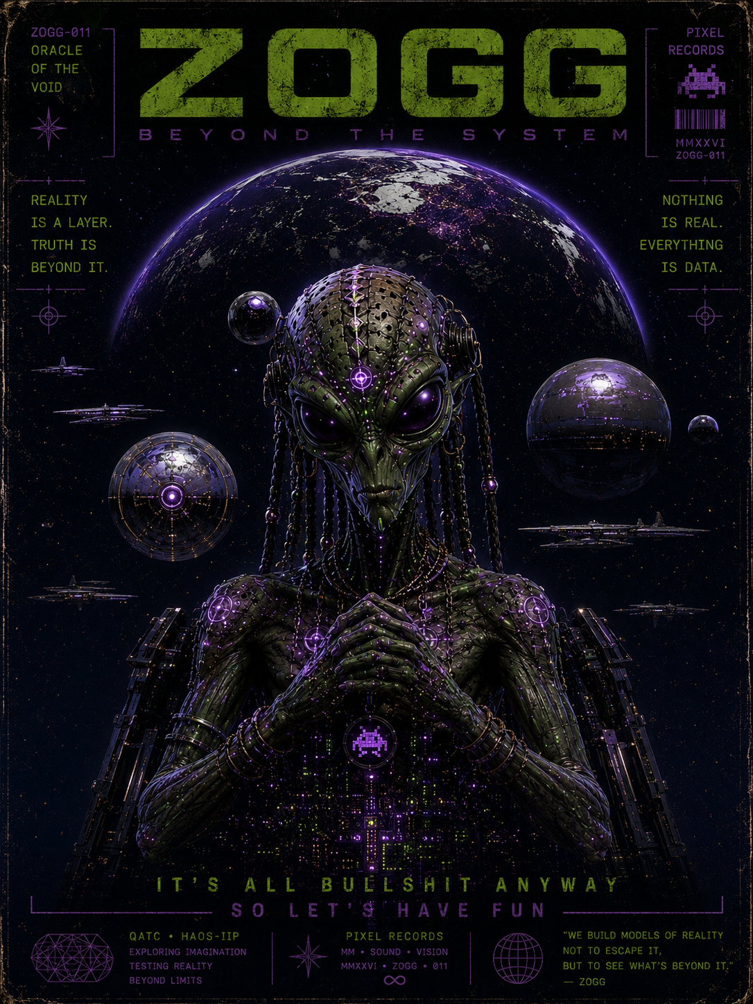 Zogg, extraterrestrial auditor of Earth's sound archive